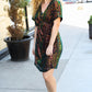 A Night To Remember Black Effervescence Sequin V Neck Dress