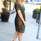 A Night To Remember Black Effervescence Sequin V Neck Dress