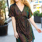 A Night To Remember Black Effervescence Sequin V Neck Dress